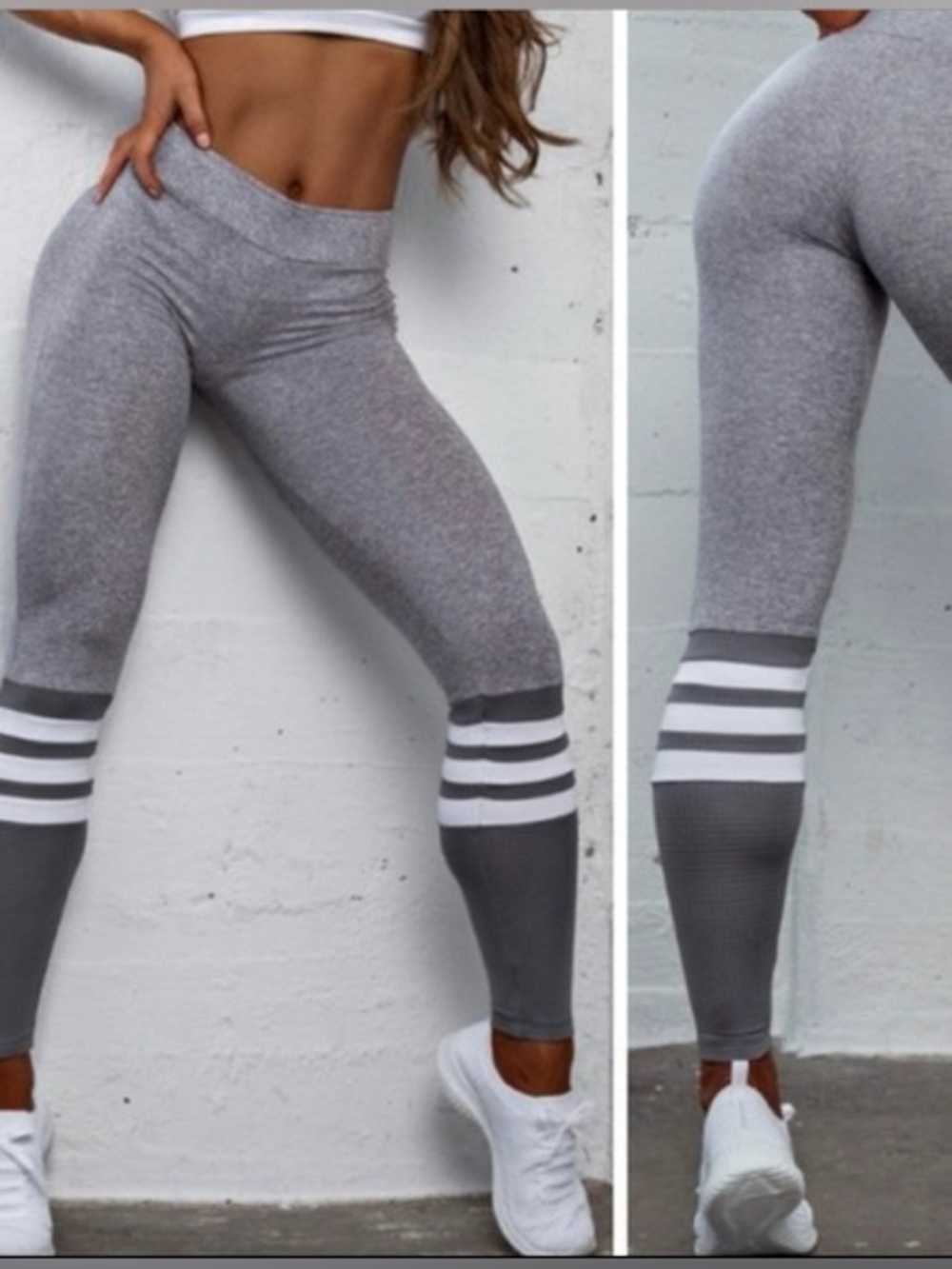 Bombshell sportswear perform thigh highs